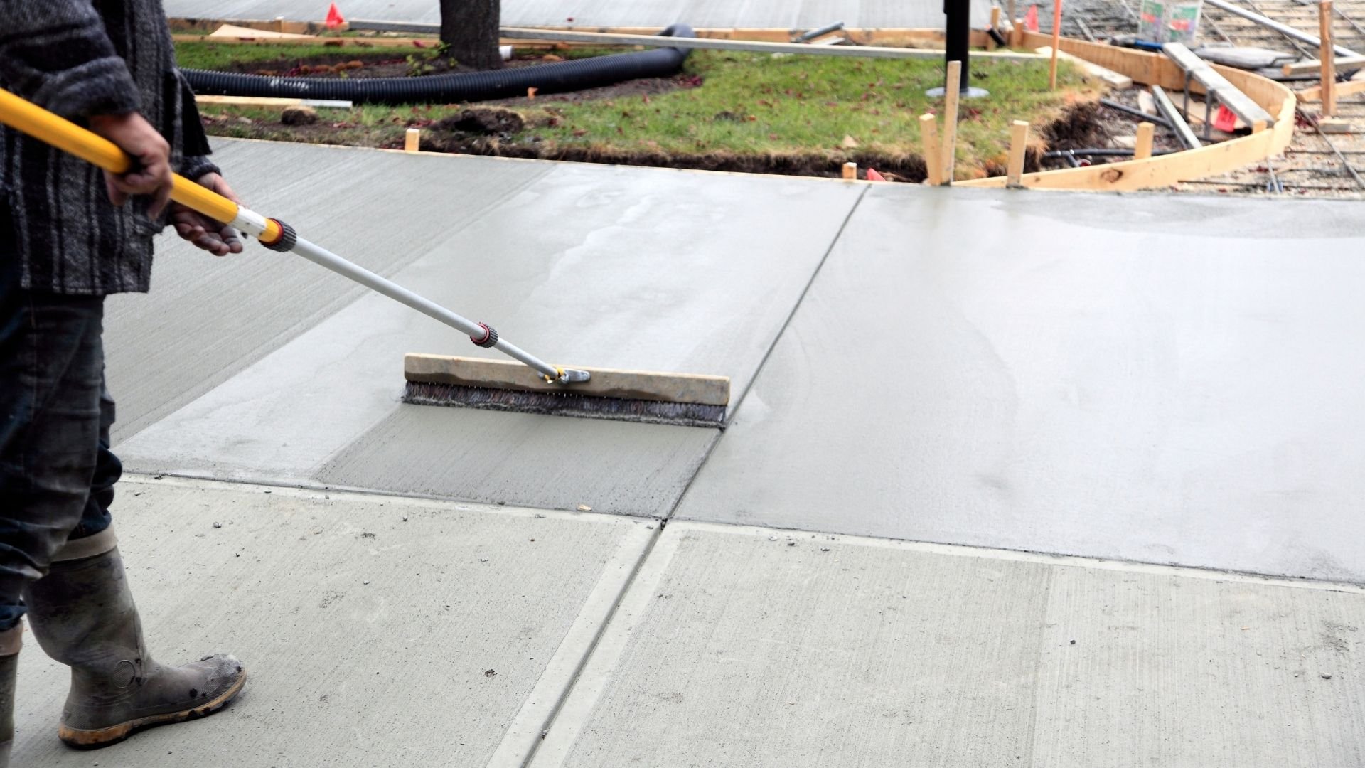 Concrete finishing