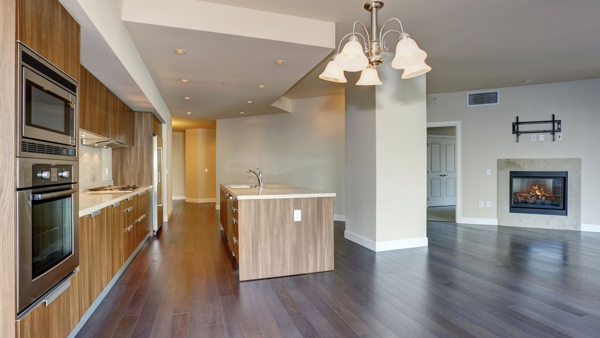 Renovated kitchen and flooring